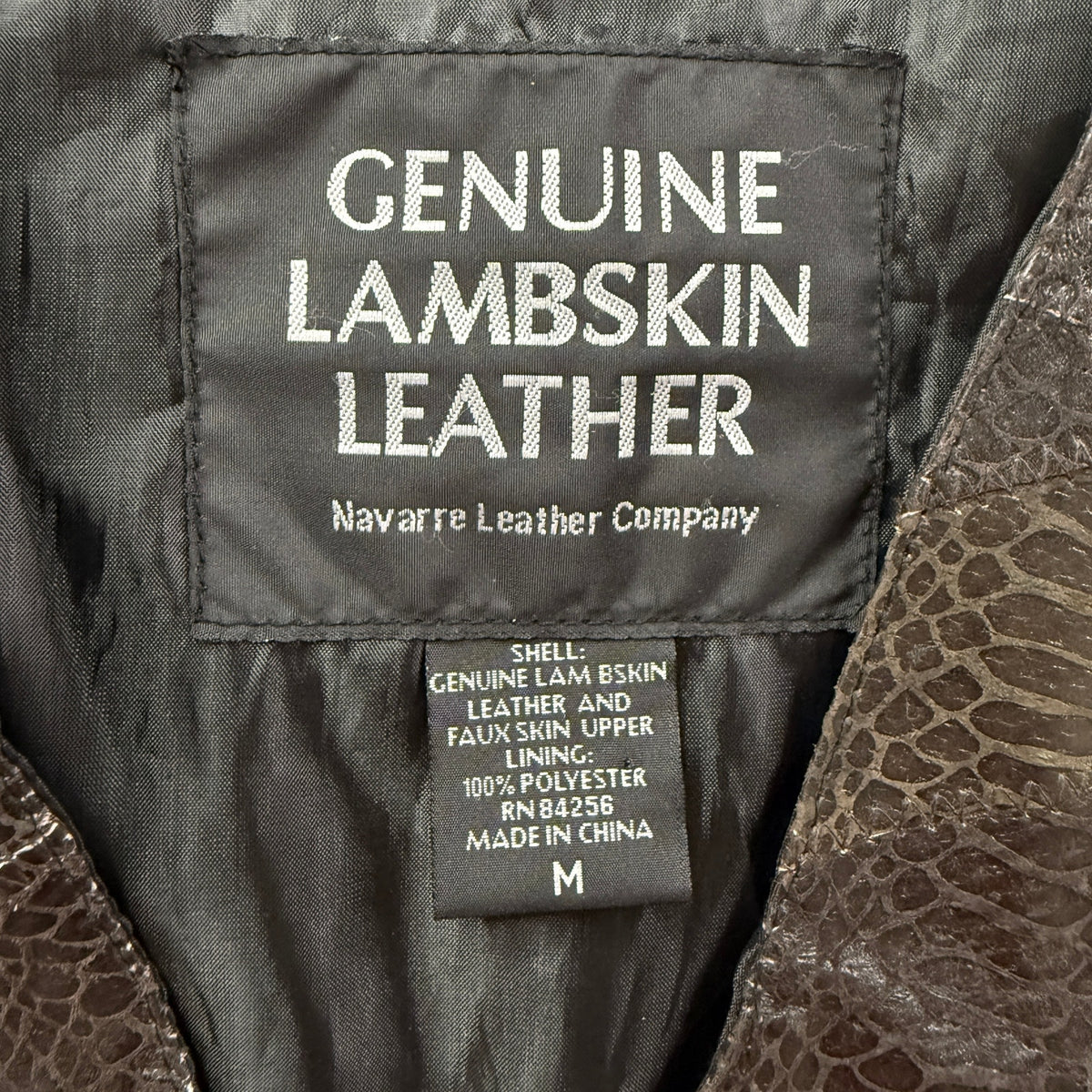 Navarre Leather Lambskin Western Vest
