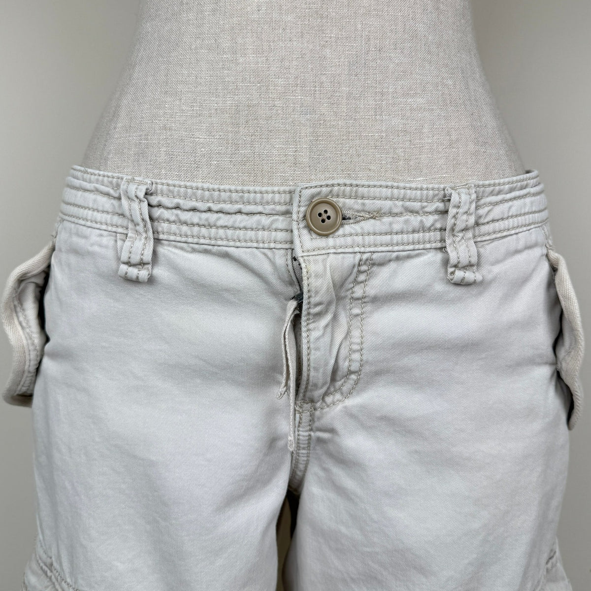 Polo Jeans Ralph Lauren Cargo Long Shorts Cotton Vintage Y2K Low Rise Utility 4