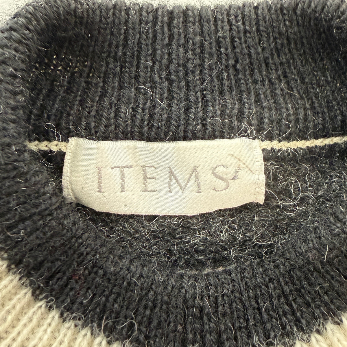 Tesco Items Fair Isle Sweater 100% Wool Nordic Winter Pullover Size S Men's