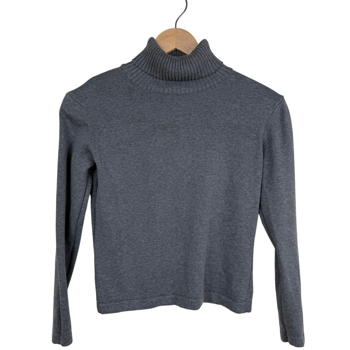 Talbots Petites Italian Cotton Turtleneck Sweater
