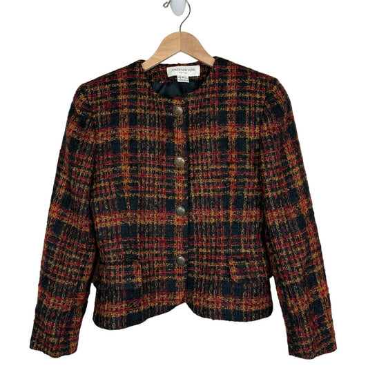Vintage Jones New York Petite Tweed Jacket