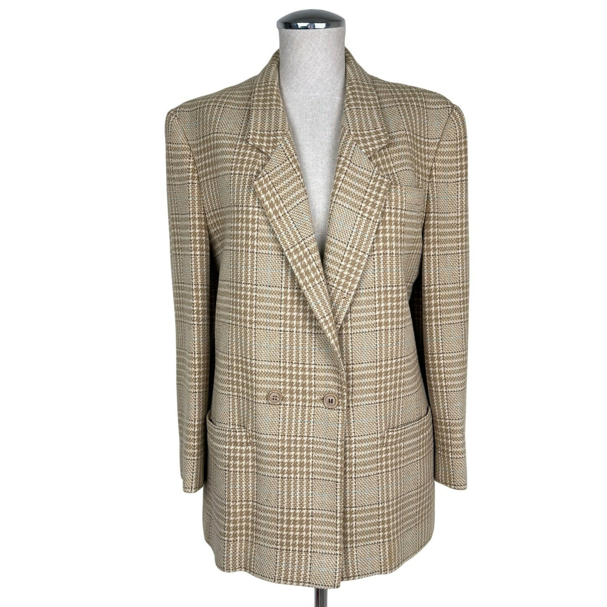 Vintage Pendleton Virgin Wool Plaid Blazer