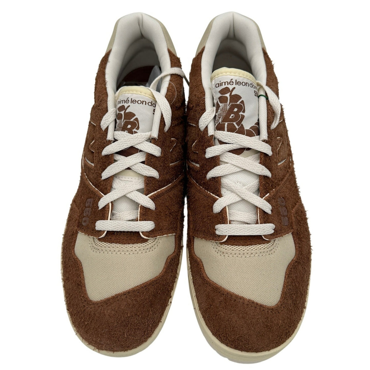 New Balance x Aimé Leon Dore 550 Brown Suede Sneakers
