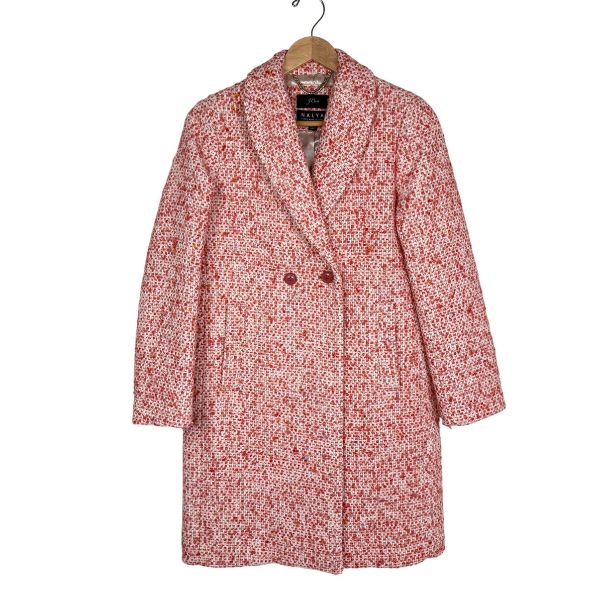 J.Crew Daphne Italian Nalya Tweed Coat
