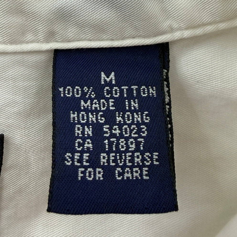 Vintage Gap Cotton Button Down Shirt White Medium 90s Minimal Utility Workwear