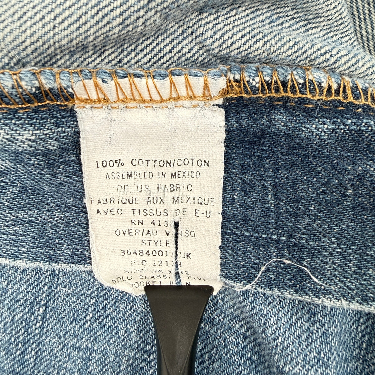 Polo Ralph Lauren Vintage Jeans 36x32 Straight Medium Wash Denim Preppy