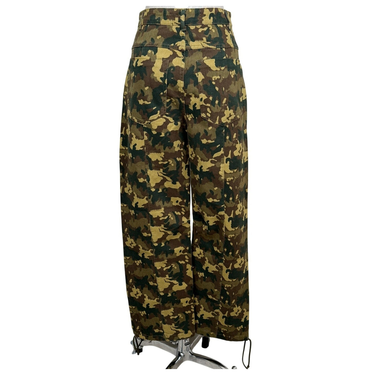 Zara Camouflage Cotton Cargo Pants