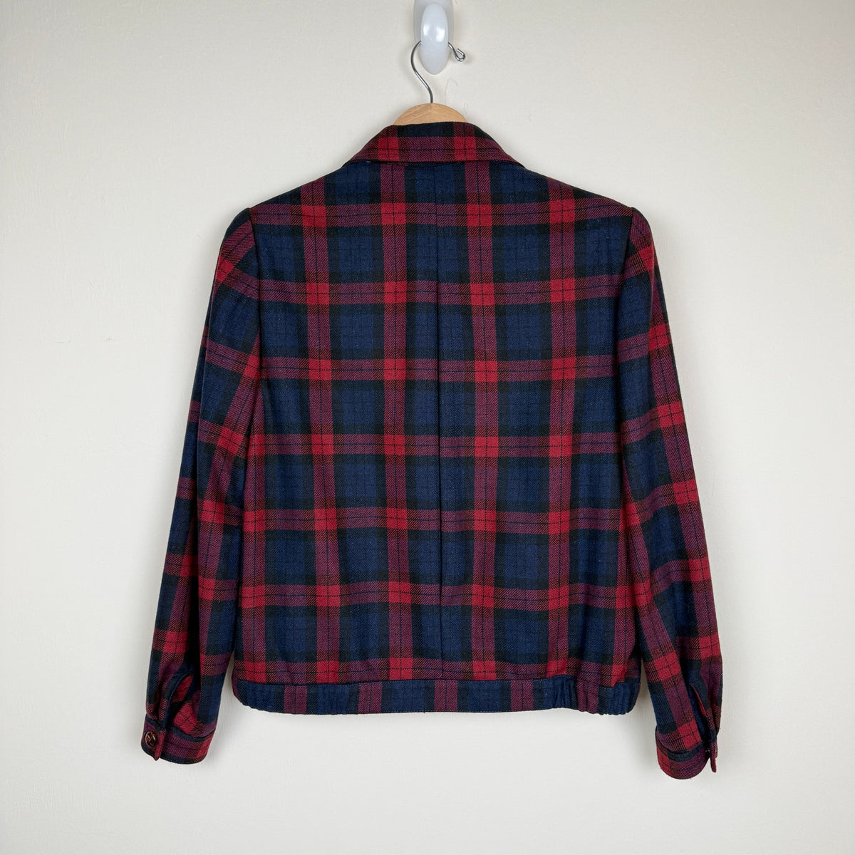 Vintage Schrader Sport Wool Plaid Jacket