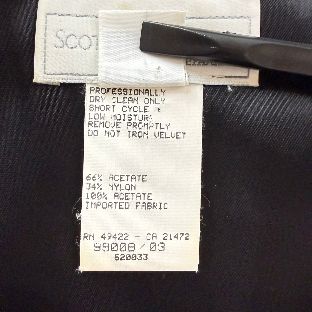 Vintage Scott McClintock Black Cropped Bolero Jacket
