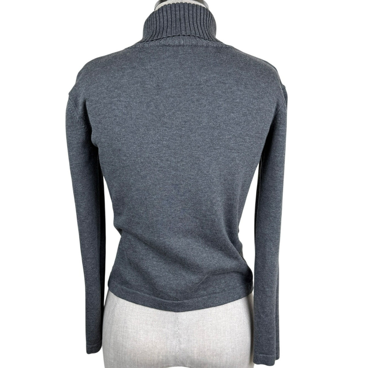 Talbots Petites Italian Cotton Turtleneck Sweater