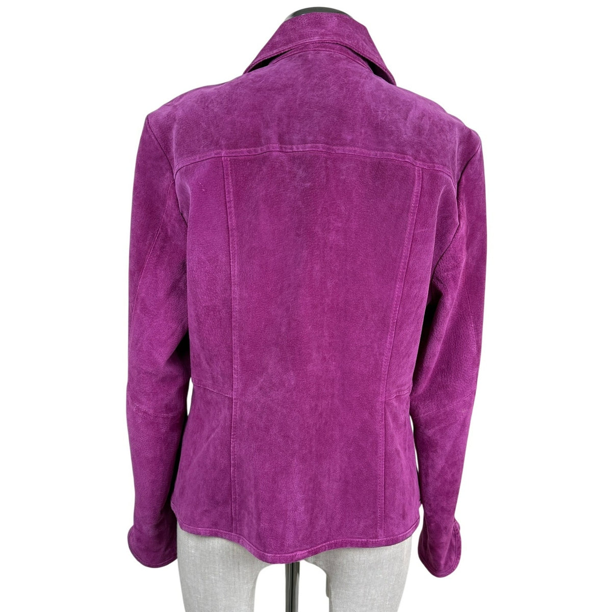 Live a Little Pink Suede Leather Jacket
