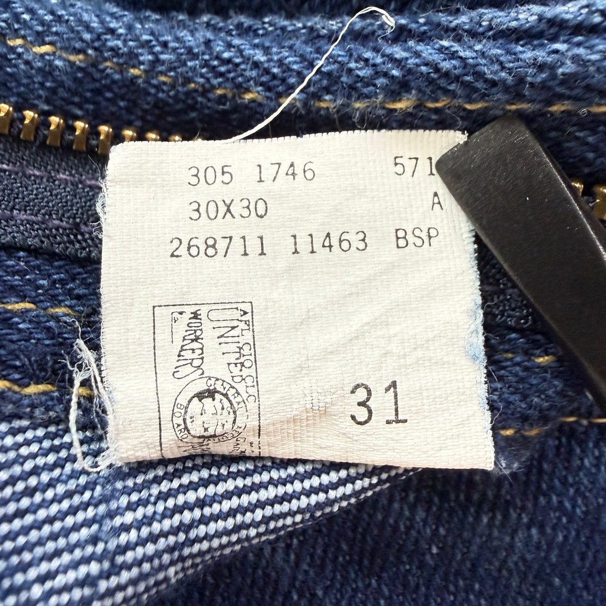 Vintage Lee USA-Made High-Rise Denim Shorts