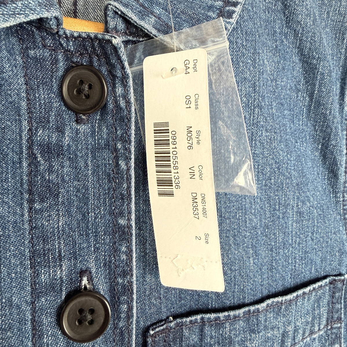Point Sur by J.Crew Denim Jumpsuit Cotton Belted Size 2 Workwear Utility Casual