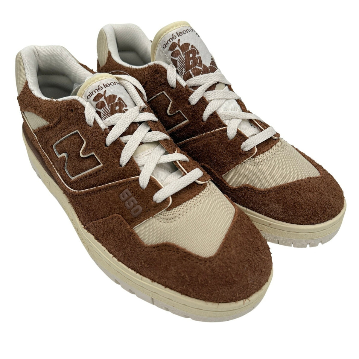 New Balance x Aimé Leon Dore 550 Brown Suede Sneakers