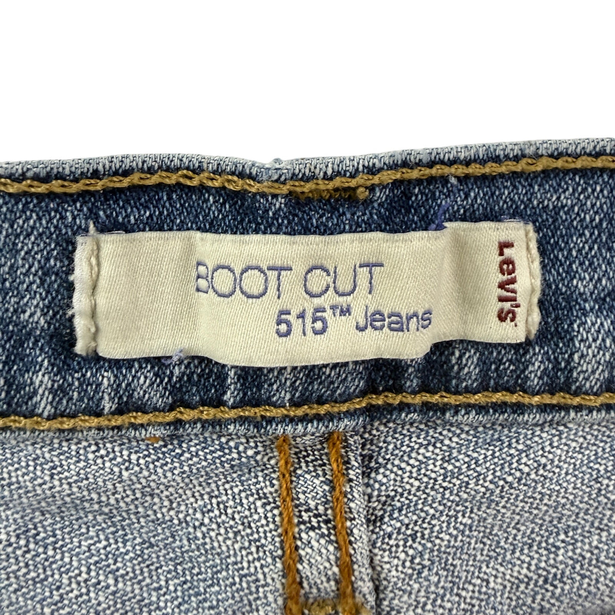 Vintage Levi's 515 Bootcut Jeans Stretch Mid Rise Medium Wash Women's 5