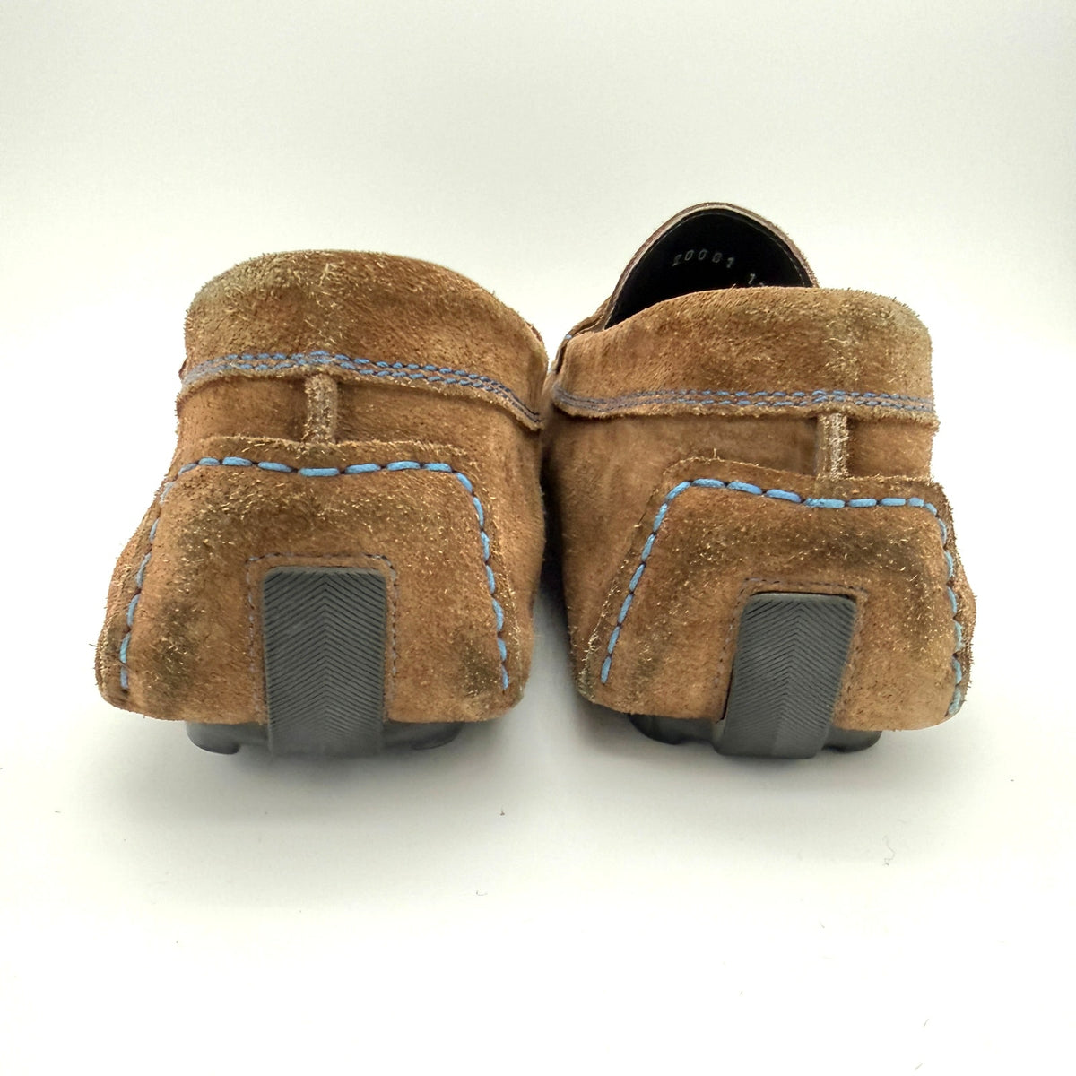 To Boot New York Adam Derrick Suede Penny Driving Loafers Brown 13 Made in Italy