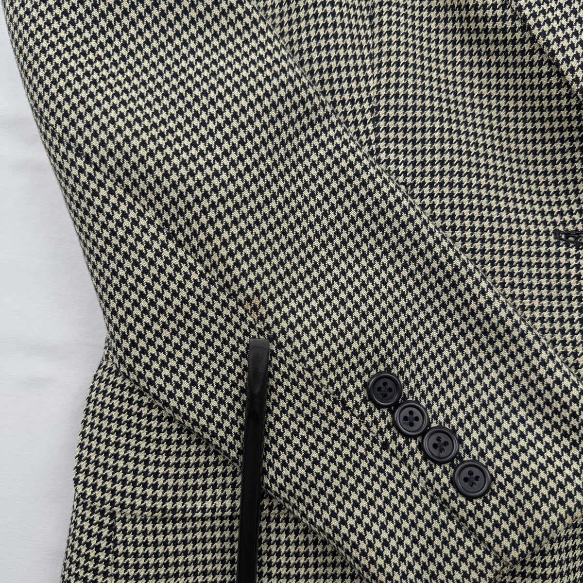 Vintage Lauren Ralph Lauren Houndstooth Tailored Blazer USA Women's 4 Equestrian