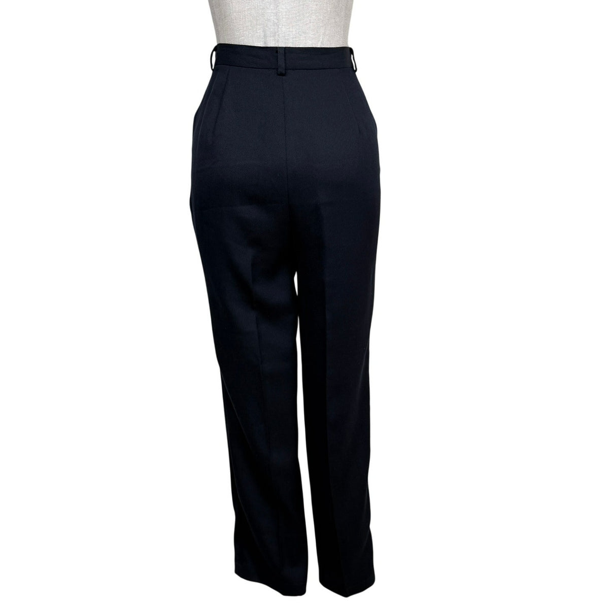 Vintage INC Silk Wool Pleated Trousers