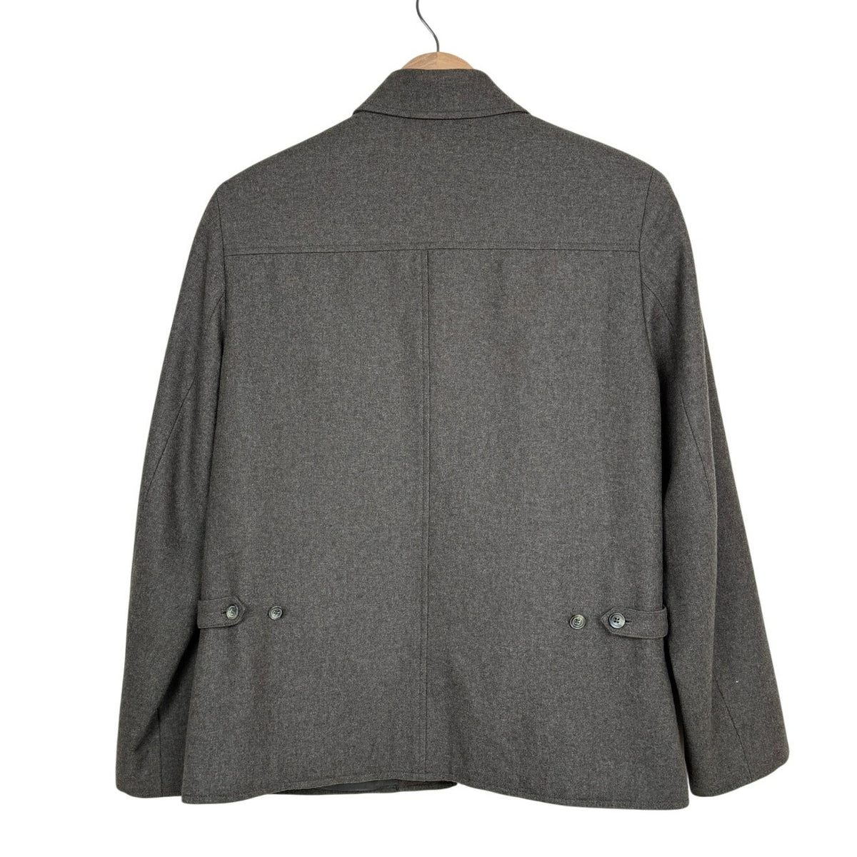 Evan Picone Wool Blend Zip Front Jacket