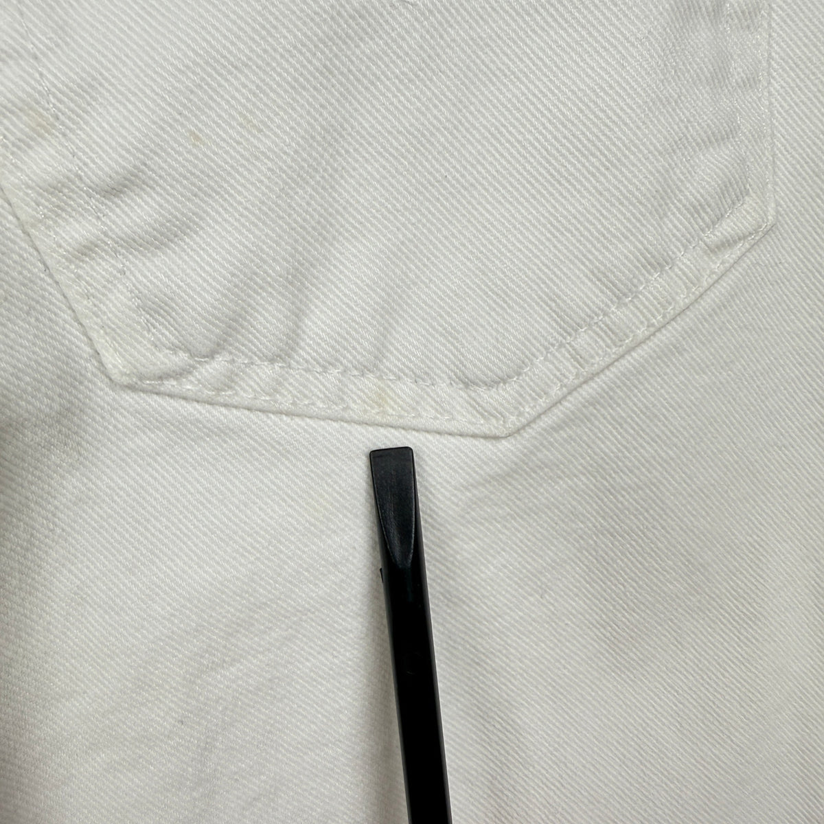 Vtg Levi's Levi Straus Signature Loose Fit 545 Jeans White Denim 31x34 USA Made