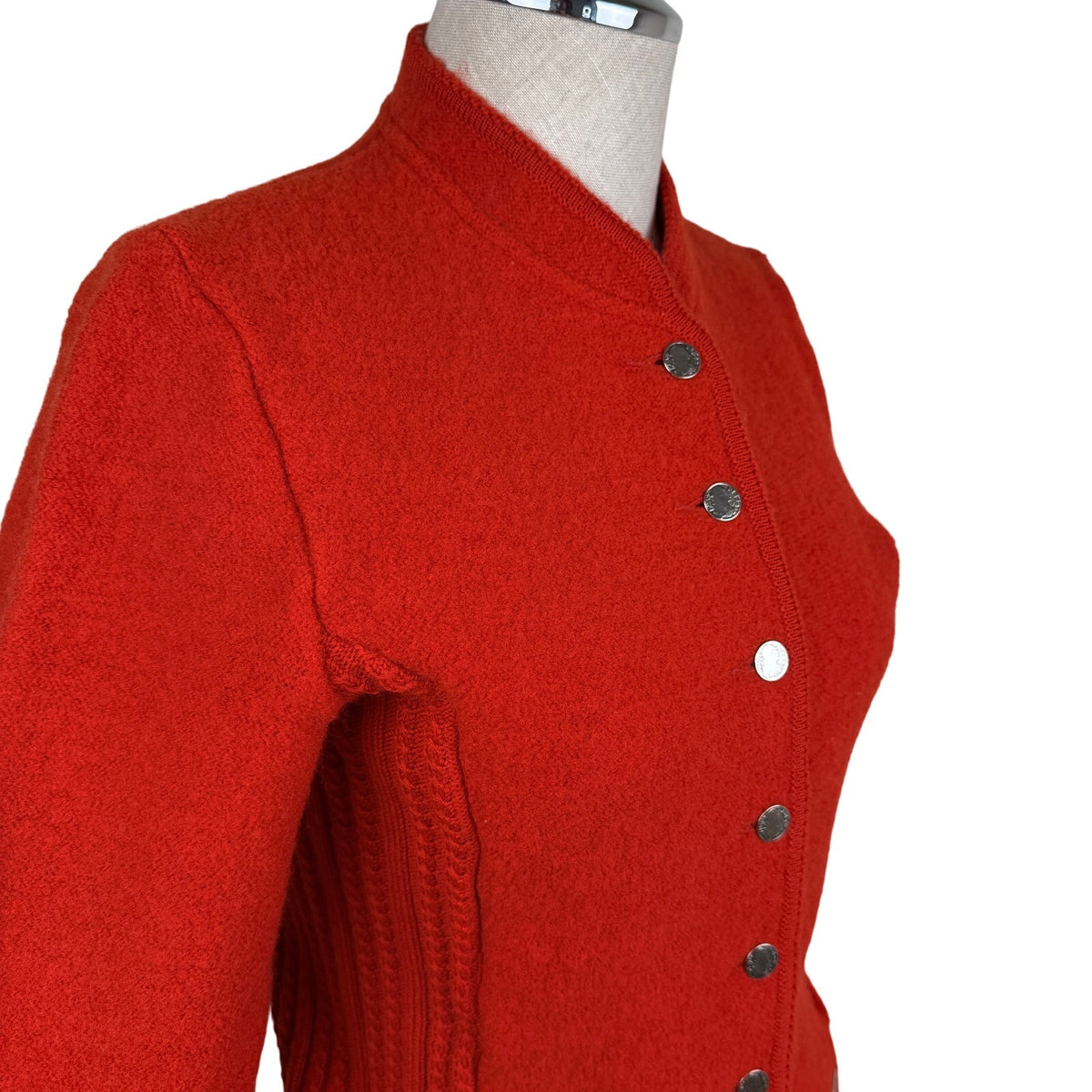 Geiger Austria Red Boiled Wool Jacket