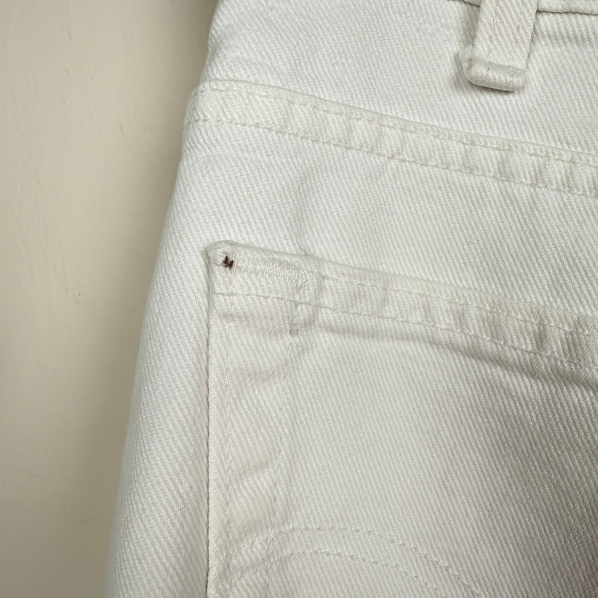 Vtg Levi's Levi Straus Signature Loose Fit 545 Jeans White Denim 31x34 USA Made