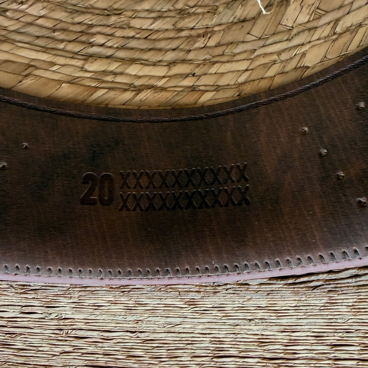 Cody James 20X Straw Cowboy Hat Brown Leather Band Western Rodeo