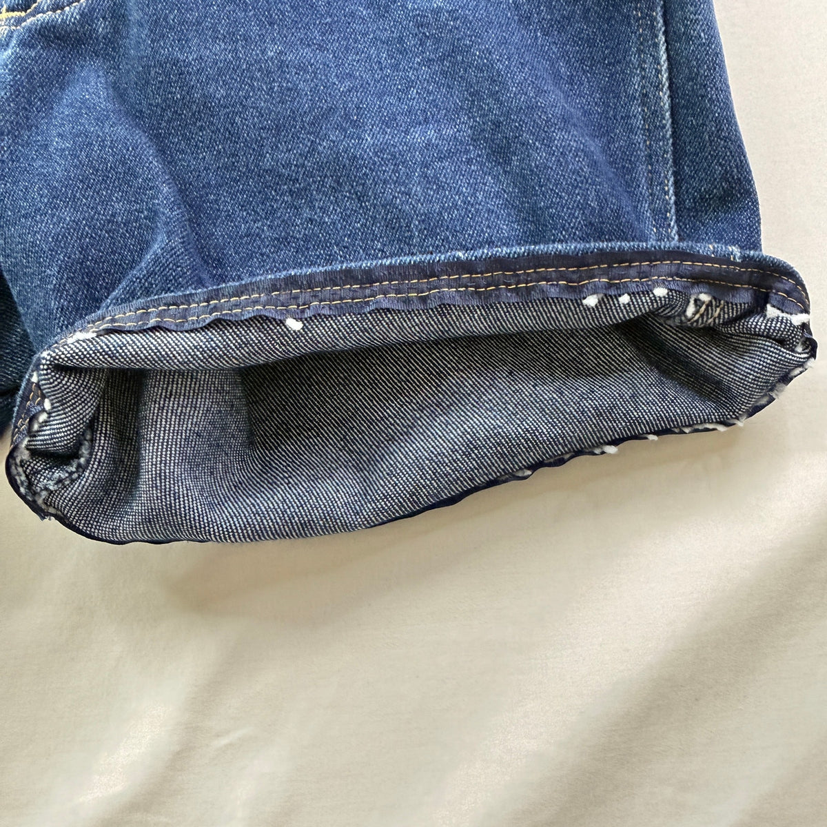 Vintage Lee USA-Made High-Rise Denim Shorts