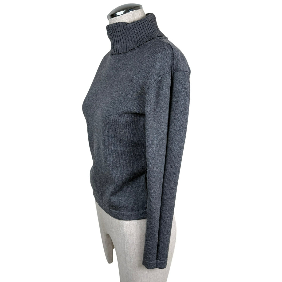 Talbots Petites Italian Cotton Turtleneck Sweater
