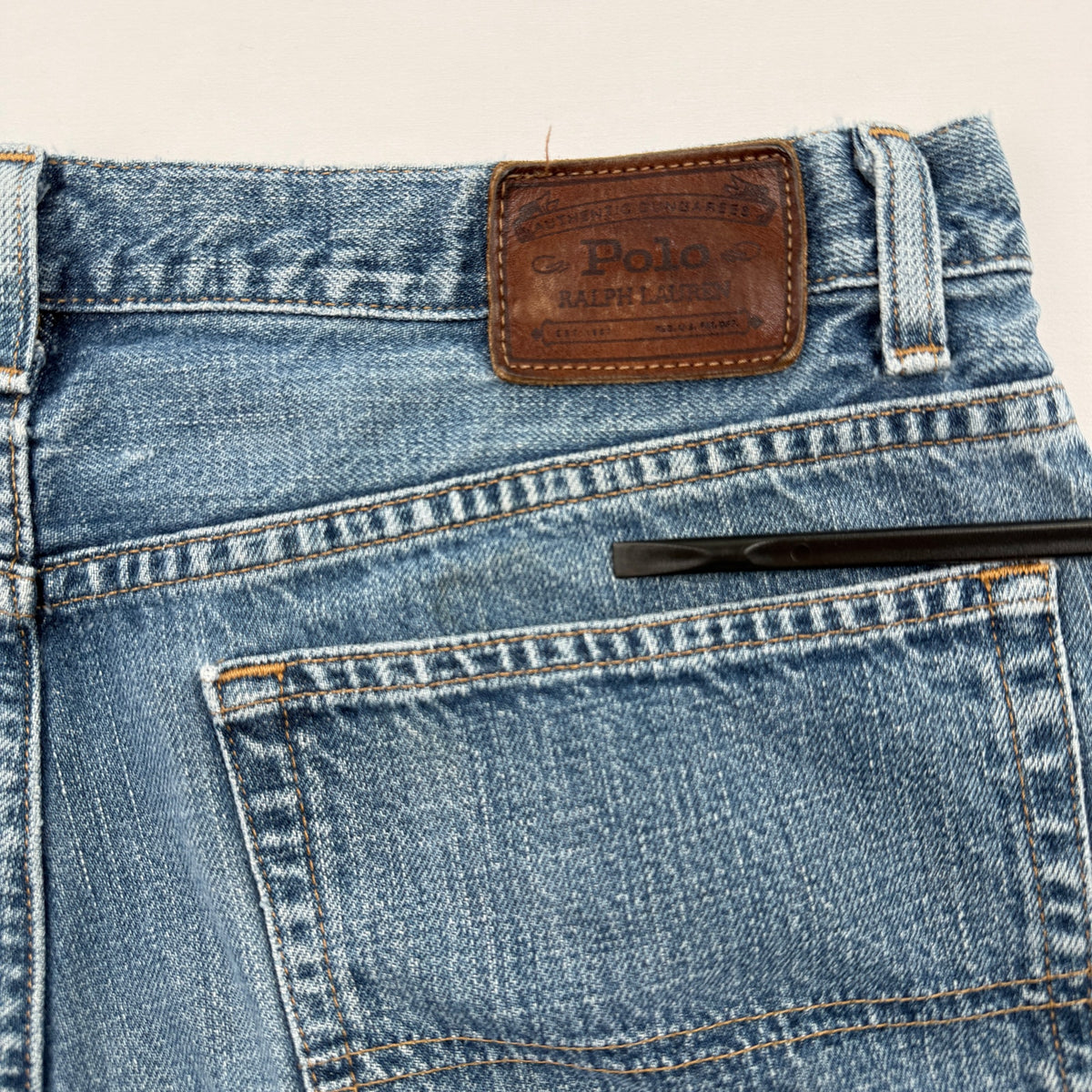 Polo Ralph Lauren Vintage Jeans 36x32 Straight Medium Wash Denim Preppy