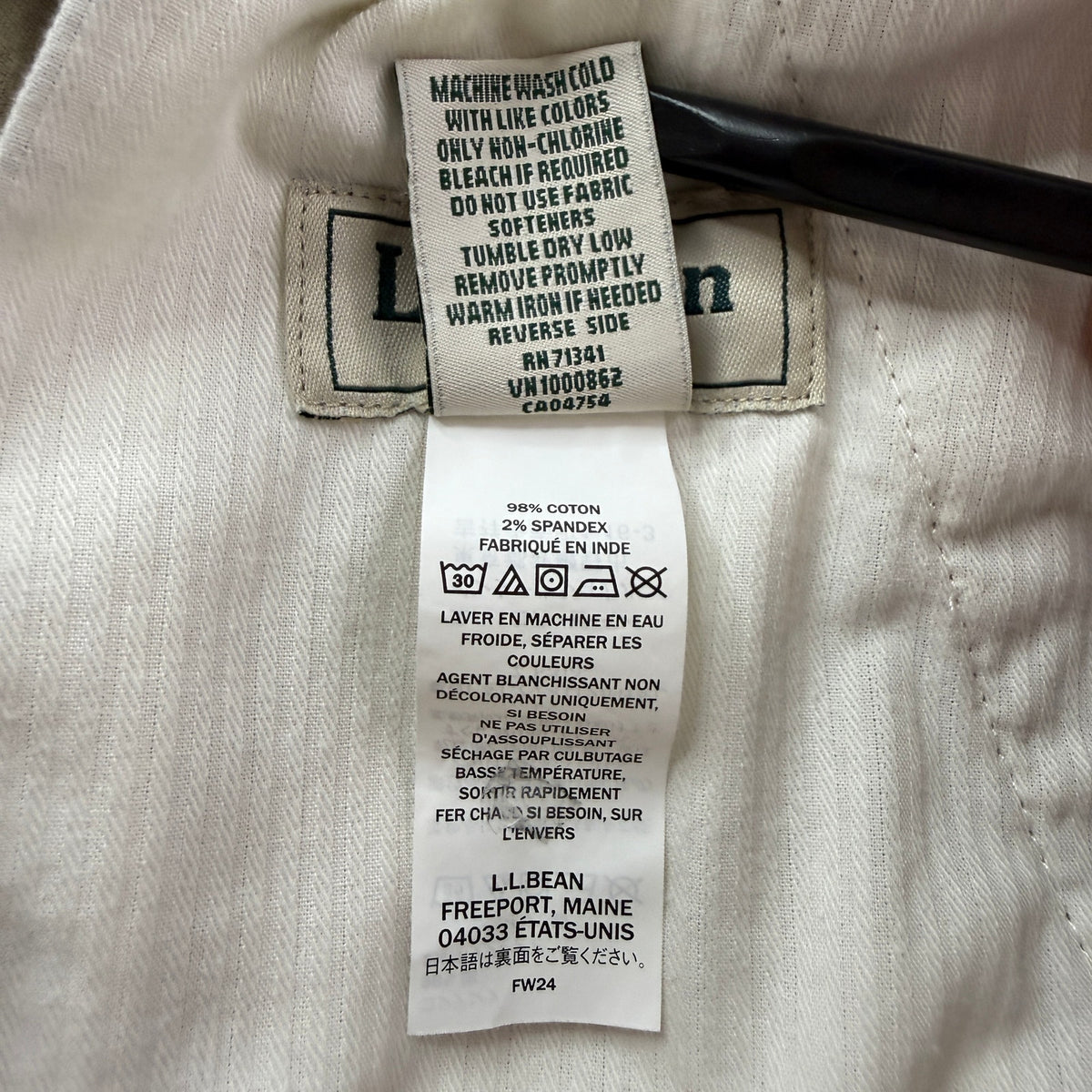 L.L.Bean Classic Fit Corduroy Pants
