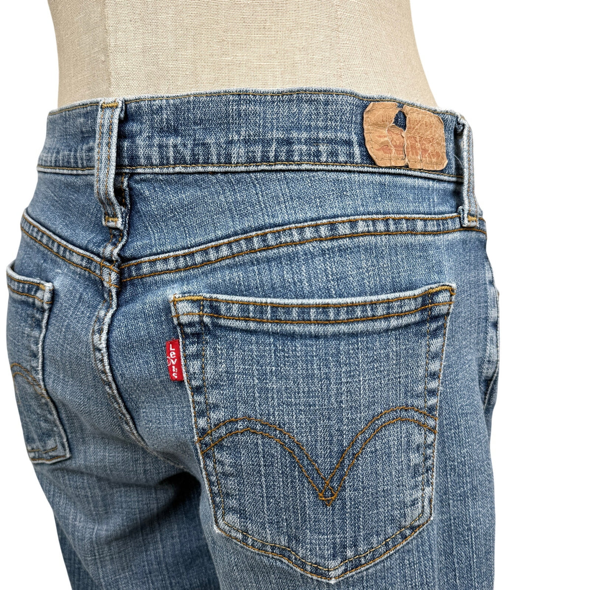 Vintage Levi's 515 Bootcut Jeans Stretch Mid Rise Medium Wash Women's 5