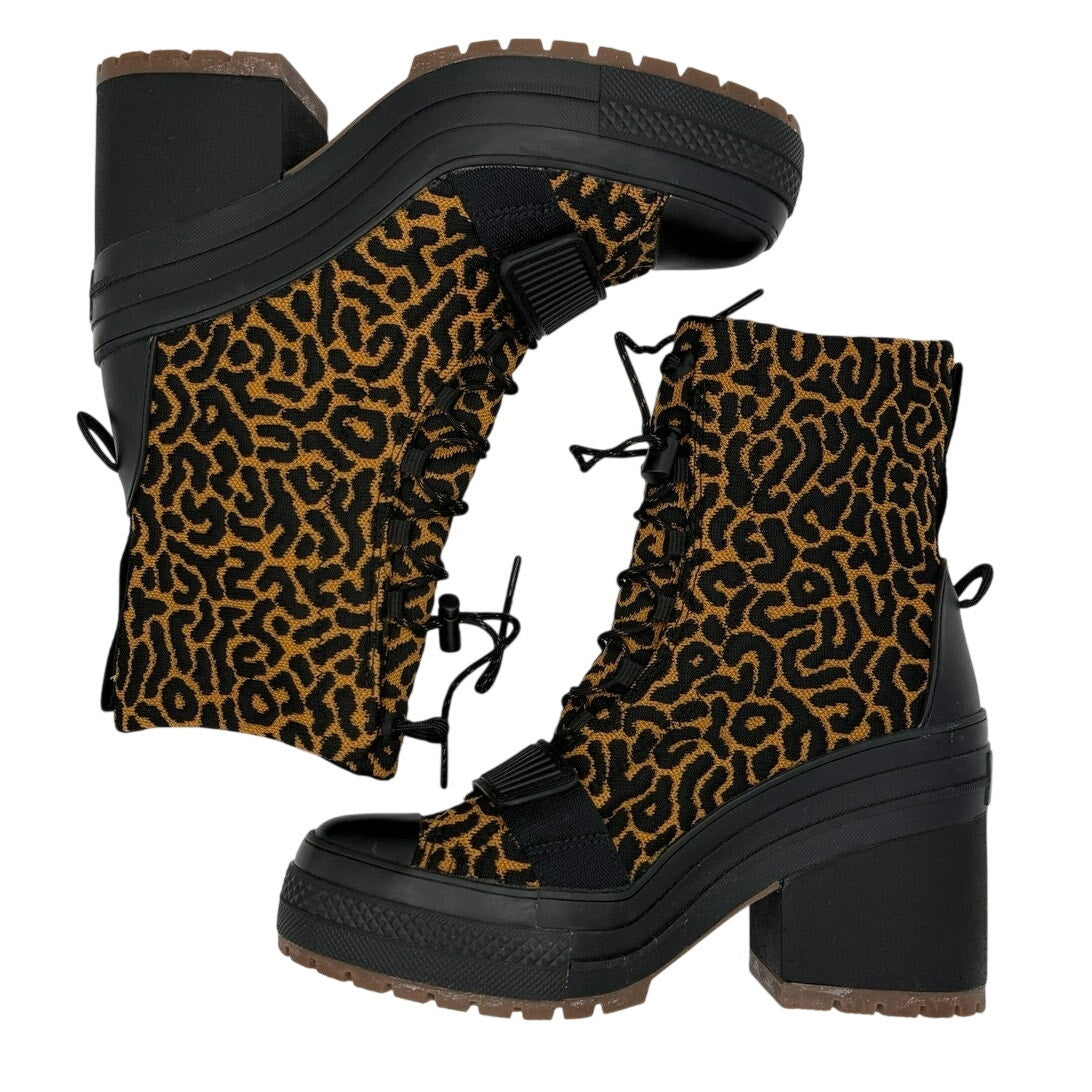 Converse Chuck Taylor Leopard Platform Heeled Boots Women’s 8.5 Y2K
