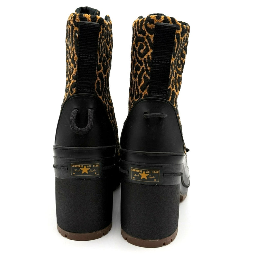 Converse Chuck Taylor Leopard Platform Heeled Boots Women’s 8.5 Y2K