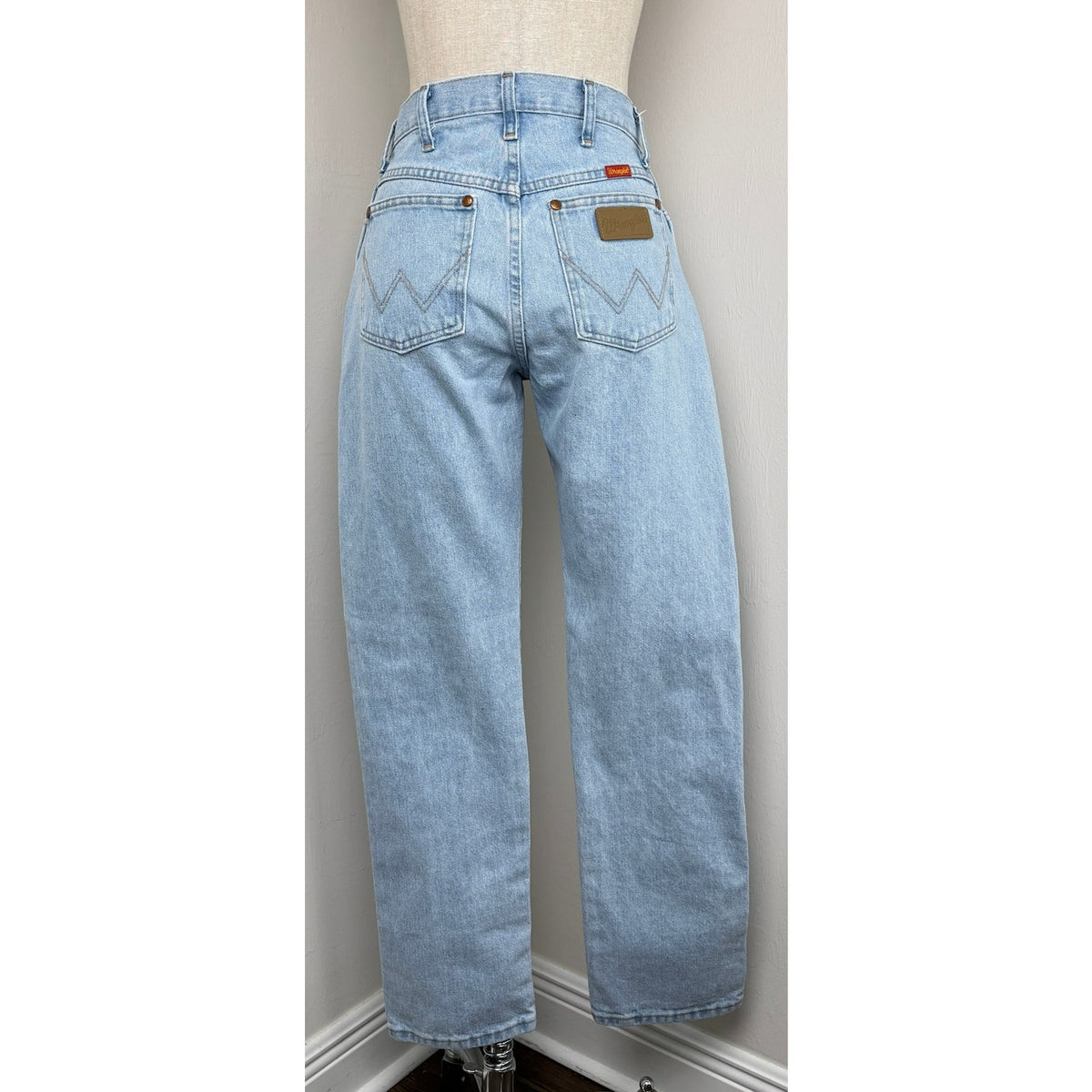 Wrangler Cowboy Cut Jeans Womens 3x32 High Rise Western Light Wash Denim