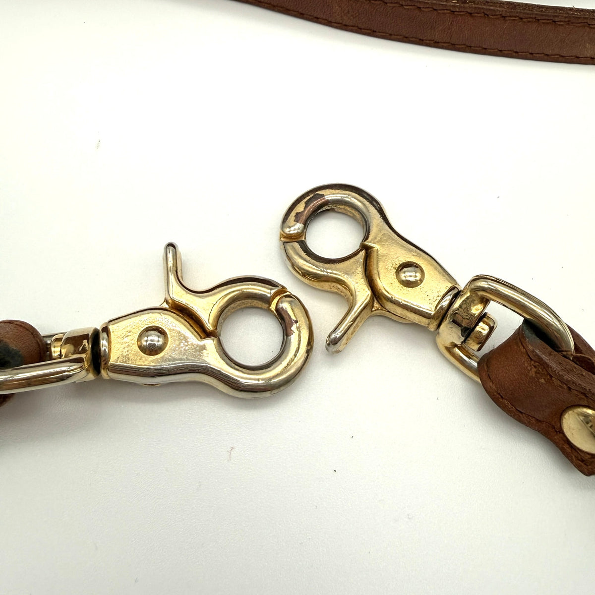 Vintage Georgetown Leather Design Crossbody Bag Tan Brown Leather Satchel 90s